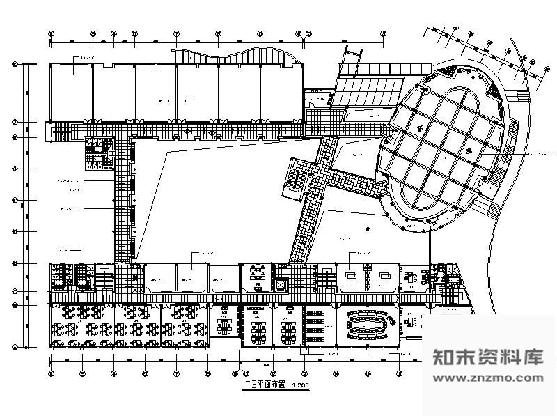 图块/节点重庆某学院艺术学院综合大楼平面图