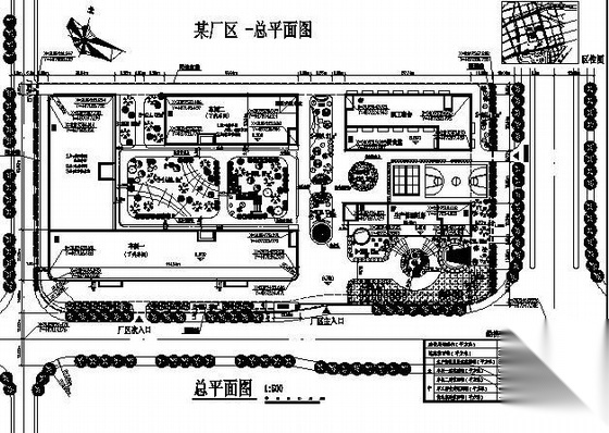 某厂区景观规划方案 工业园区景观