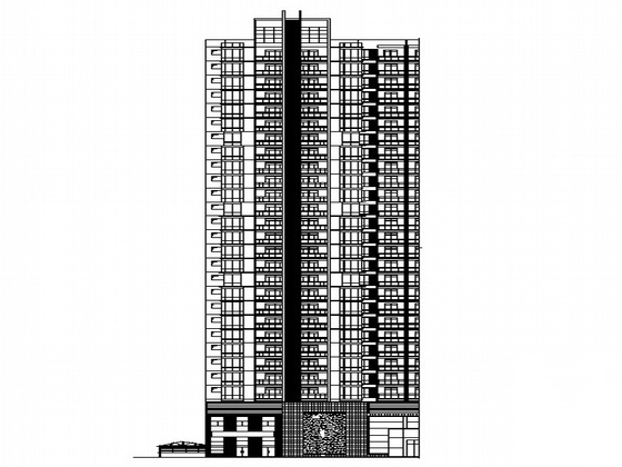 [四川]某二十八层商住楼建筑施工套图（带节能设计）