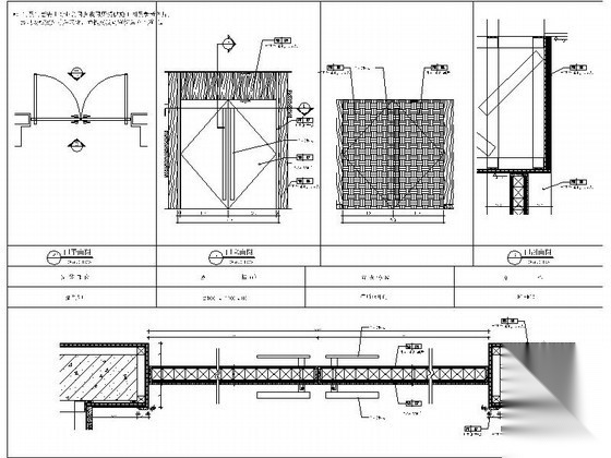 酒店 报告大厅双扇 详图 通用节点