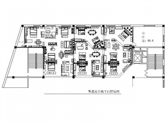 [黑龙江]某香港家具城装修图