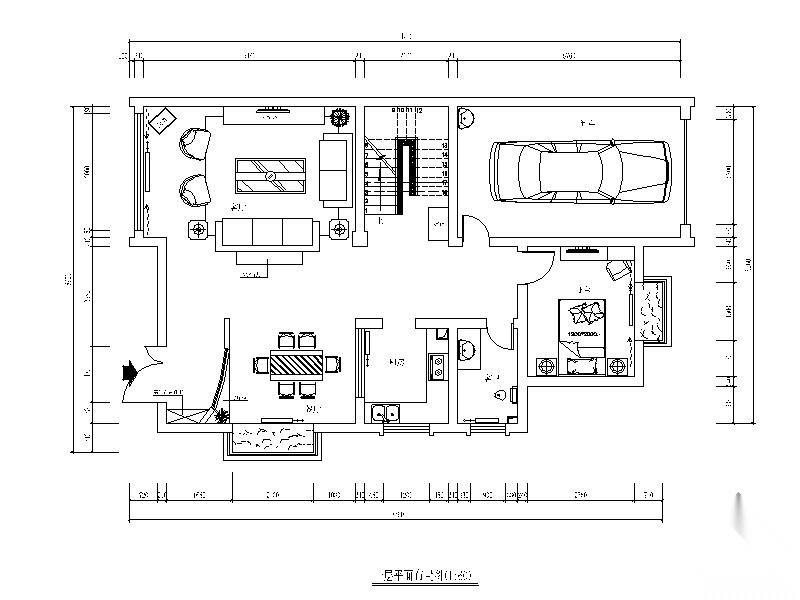 320㎡经典三层别墅样板房装修施工图（含效果）