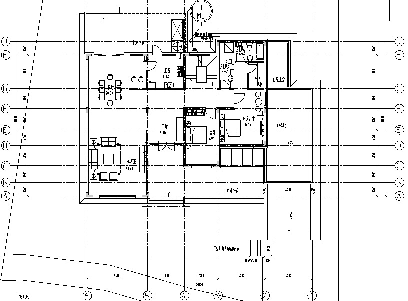 佘山宝石别墅暖通工程施工图（CAD） 建筑暖通