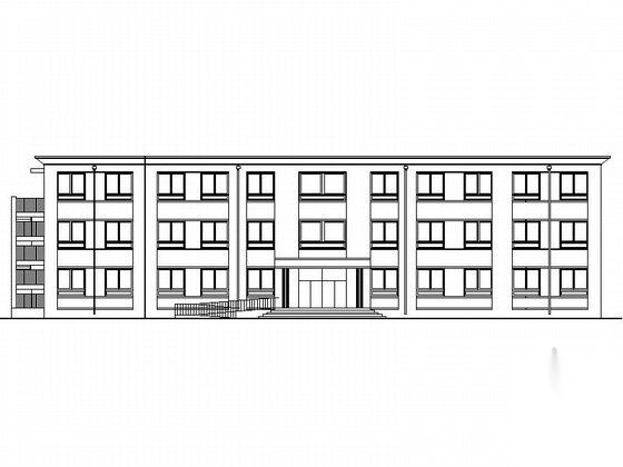 [河北]某三层办公楼建筑方案图