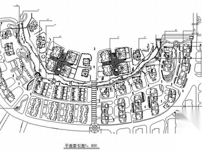 小区景观施工图全套