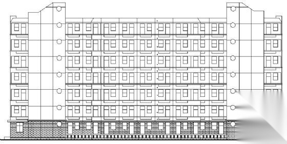 某七层学生宿舍建筑方案图