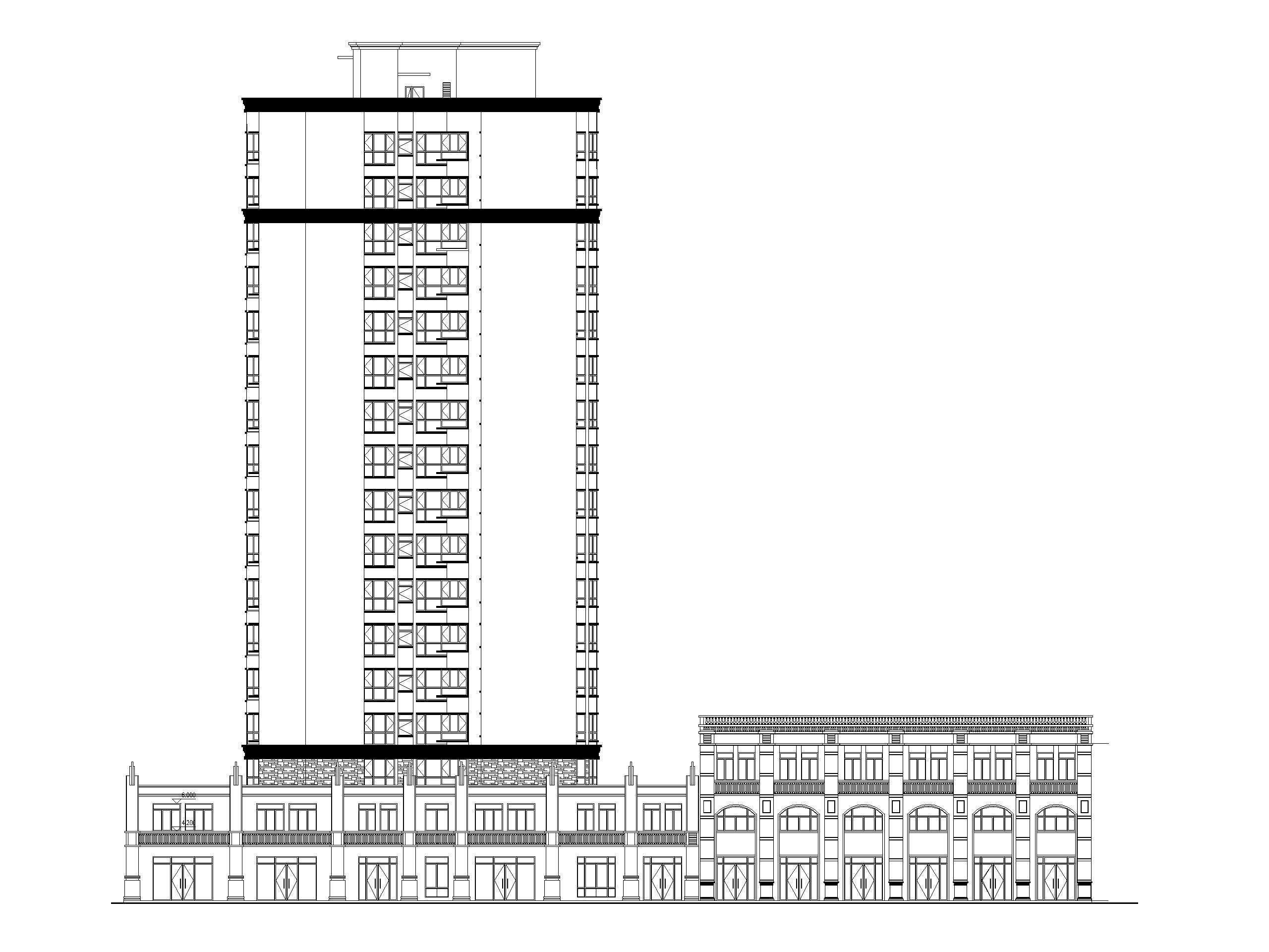 [新疆]高层保障性住房及商业配套建筑施工图