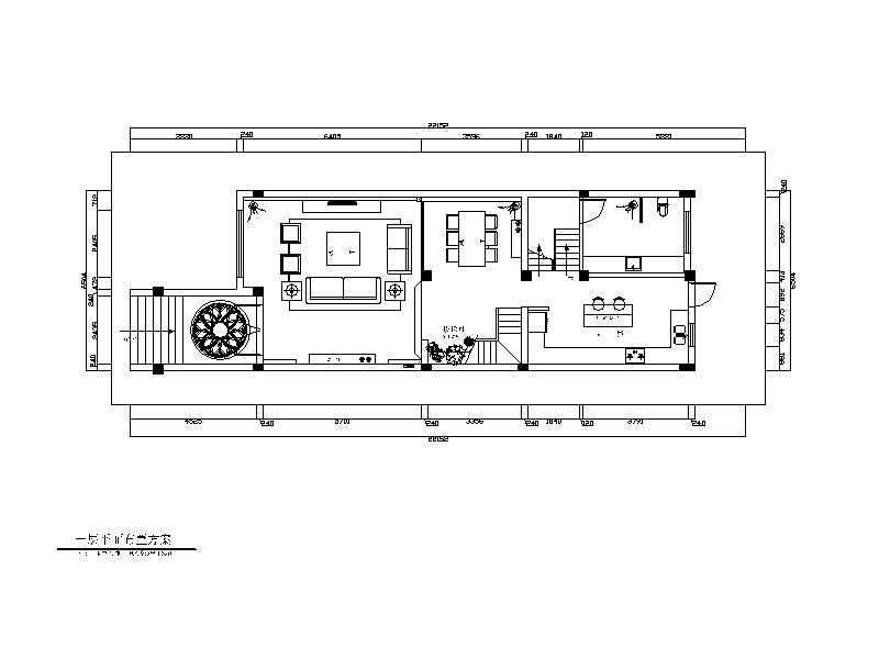 [江苏]现代极简风格别墅住宅CAD施工图（含效果图）