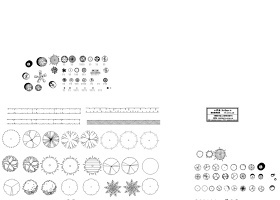 园林图块CAD图例集合