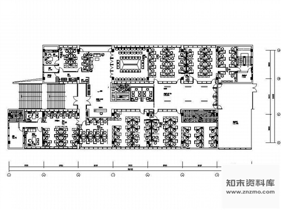 施工图交通建设技术公司办公楼室内装修图