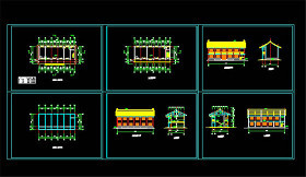 某古建群CAD图纸