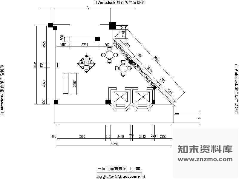 施工图江西某酒吧装饰工程设计图