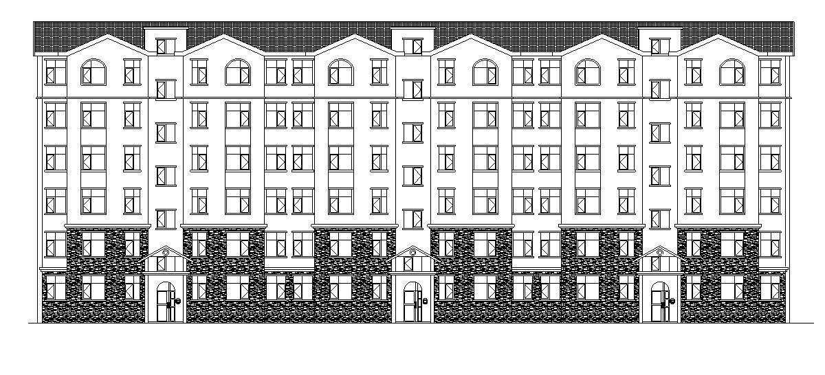 [广东]高层砖混结构石材外墙塔式住宅建筑施工图