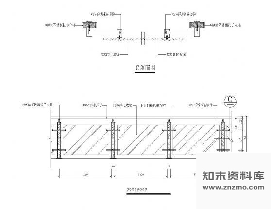 图块/节点栏杆扶手详图