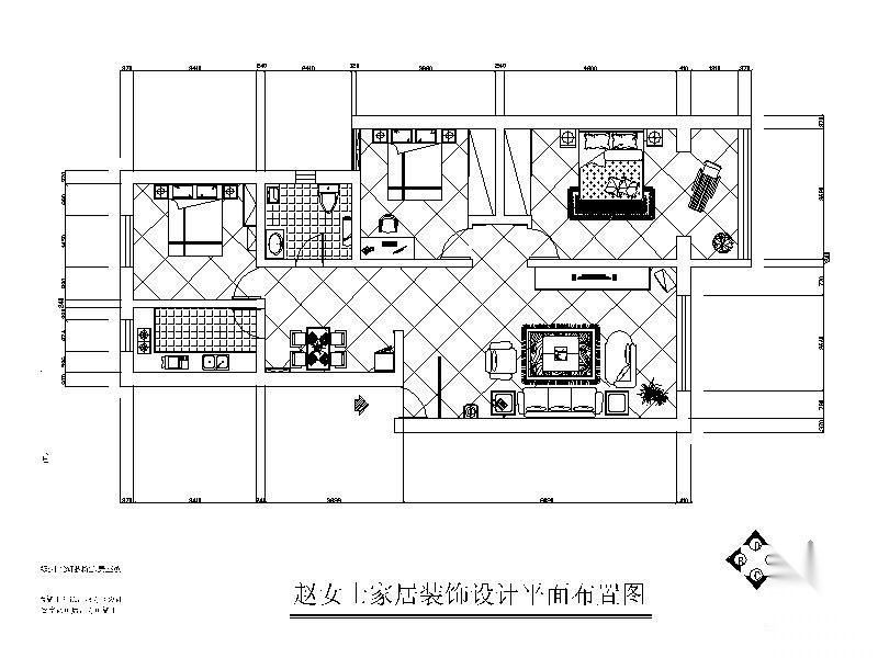 三居室方案设计图