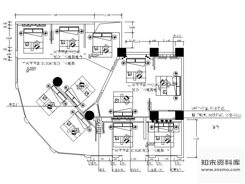 图块/节点家具专卖店平面图 家具节点