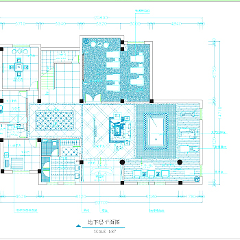 别墅详细施工图cad图纸下载