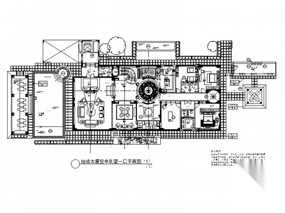 [深圳]现代高端空中别墅室内施工图（含效果图）