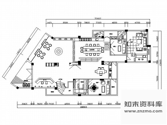 施工图福建某名品酒庄室内装修施工图