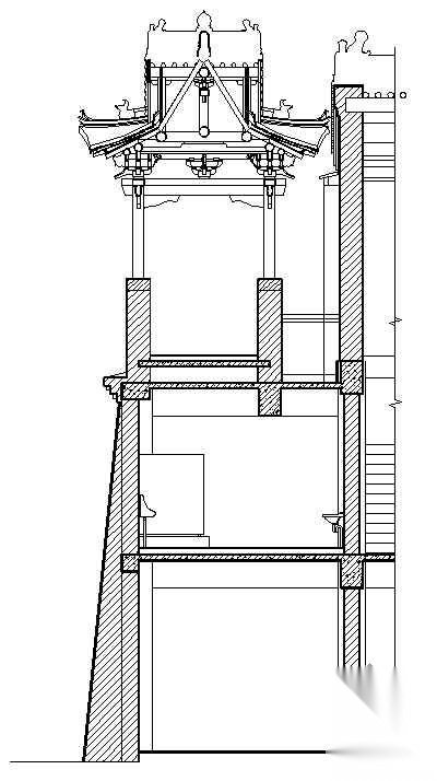 某中式古建厕所建筑扩初图