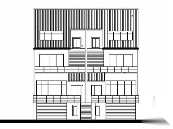 某townhouse住宅单体设计方案五