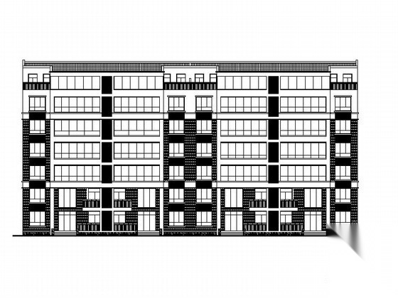 [郑州]某六层复式住宅楼建筑施工图