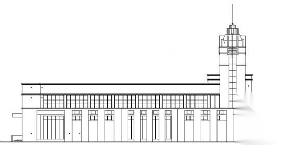 某四层文化广场建筑施工图