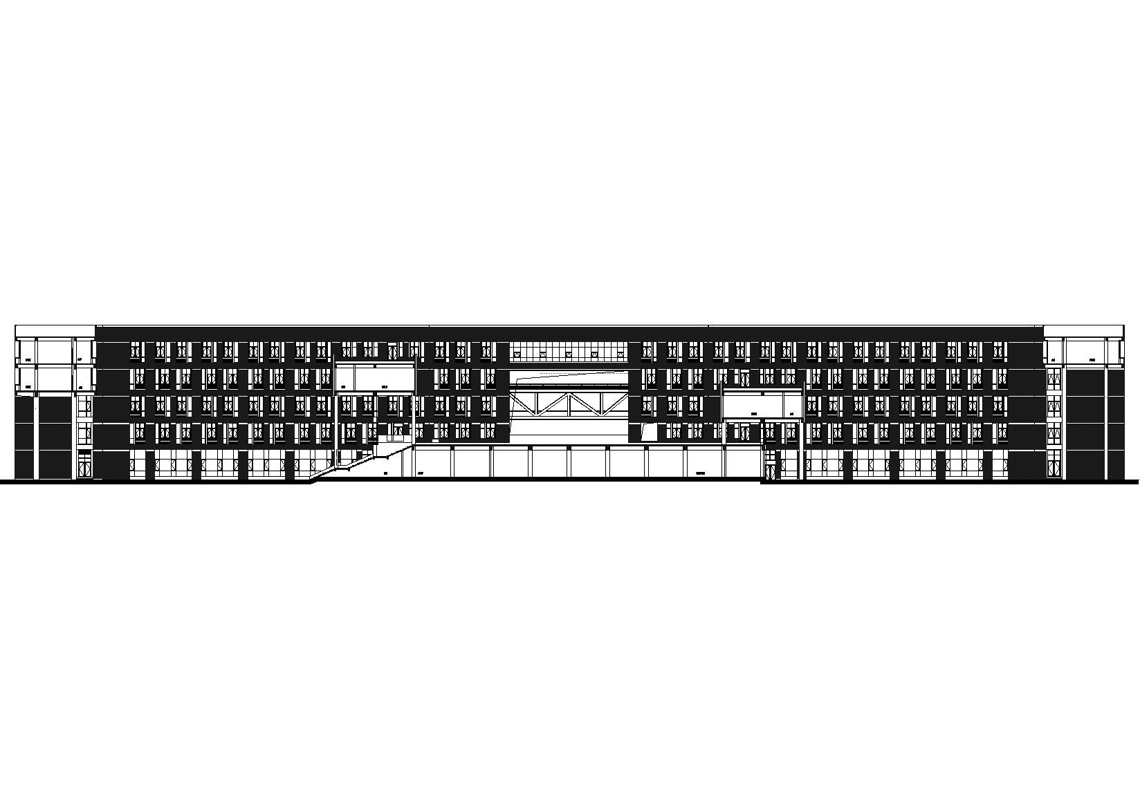 [湖北]长江大学石油科技中心建设工程施工图