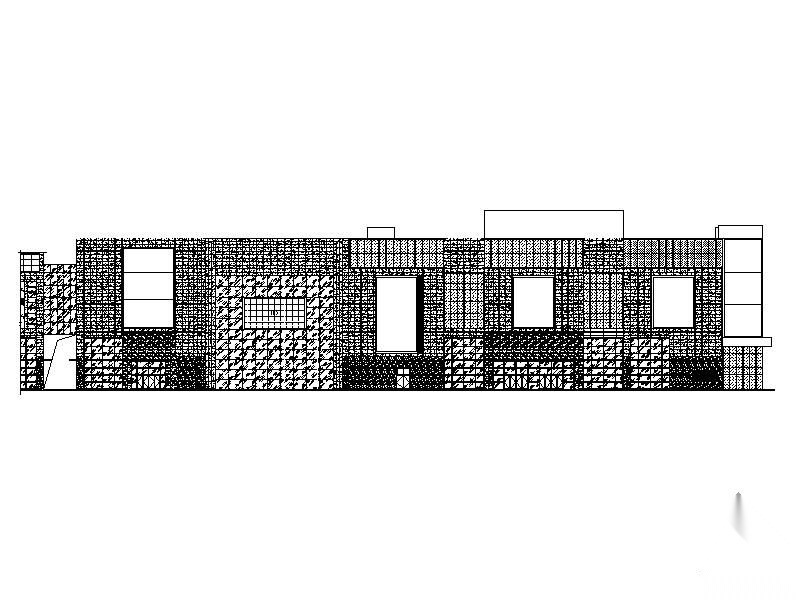 [成都]某商业裙楼幕墙工程建筑施工图