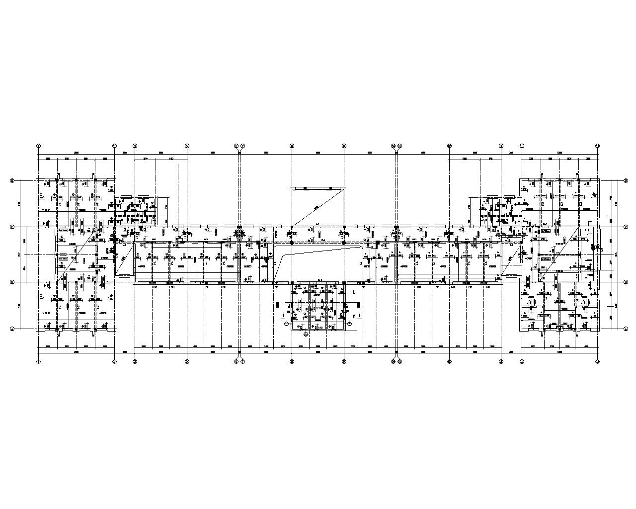 5层砖混结构学校教学楼施工图（CAD）