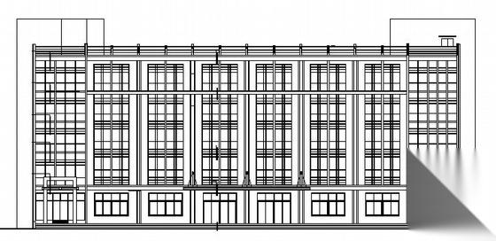 某五层底商办公楼建筑施工图