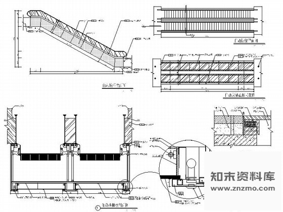 图块/节点商场自动扶梯详图