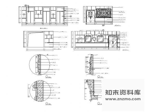 图块/节点电梯间装修详图Ⅰ