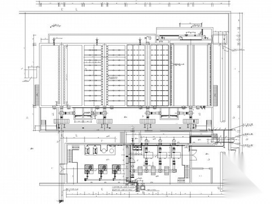 V型滤池工艺图纸 建筑给排水