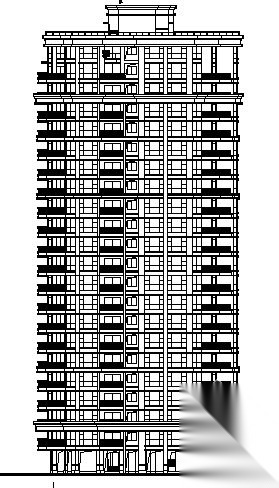 绿城－宁波某花园小区9、10号商住楼建筑方案图