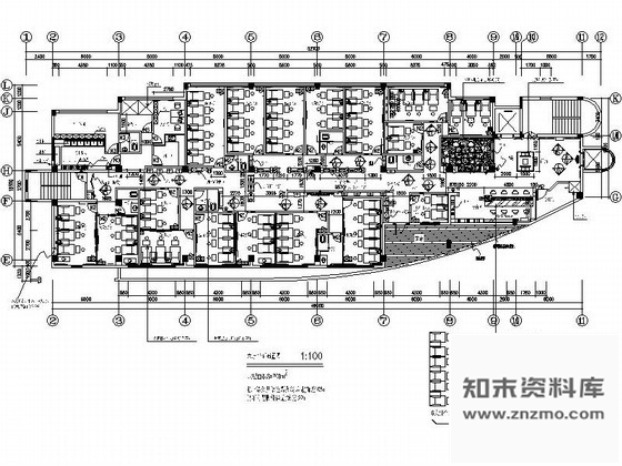 施工图上海精装保健足浴室内施工图