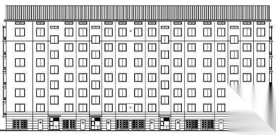 某六层住宅楼建筑方案图