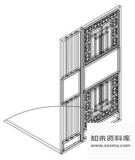 图块/节点门CAD模型图块24