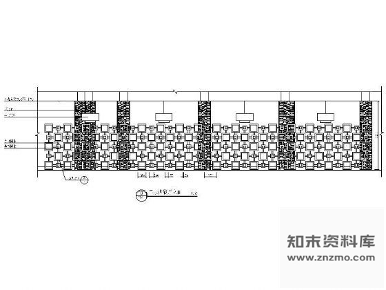 图块/节点西餐厅立面装饰图