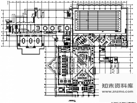 施工图西安综合性园林式酒店改造施工图