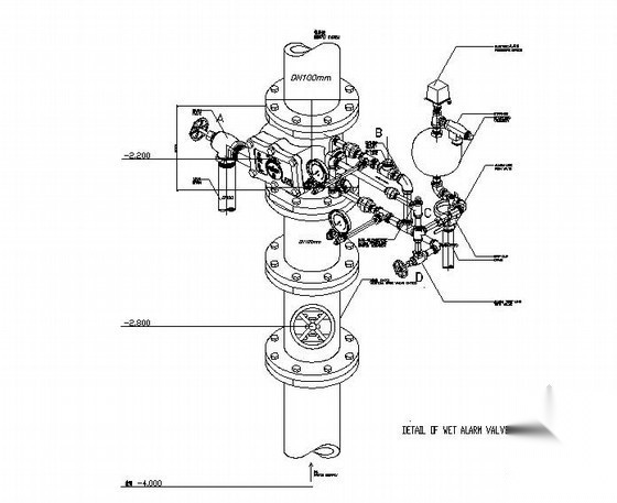 湿式报警阀详图