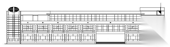 某农业大学大学餐厅建筑设计方案图