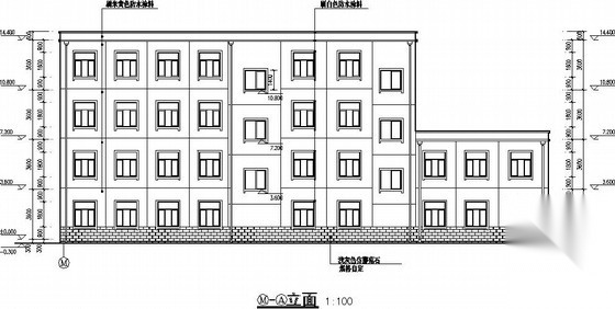 4层砖混综合服务楼建筑结构施工图(含PKPM模型)