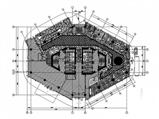 [福州]豪华国际白金五星级酒店大堂施工图