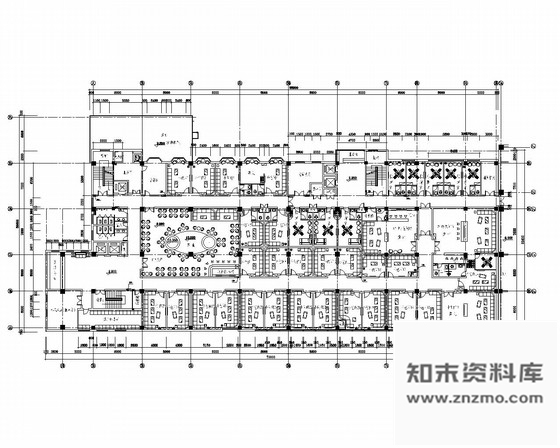 施工图河北某高档华丽酒店KTV室内设计CAD施工图