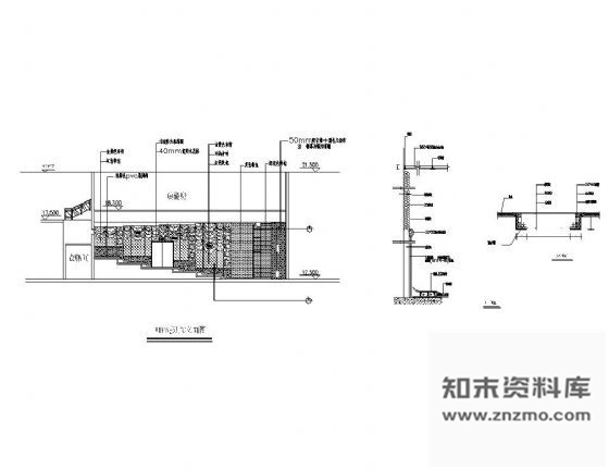 图块/节点VIP影厅墙面装饰详图