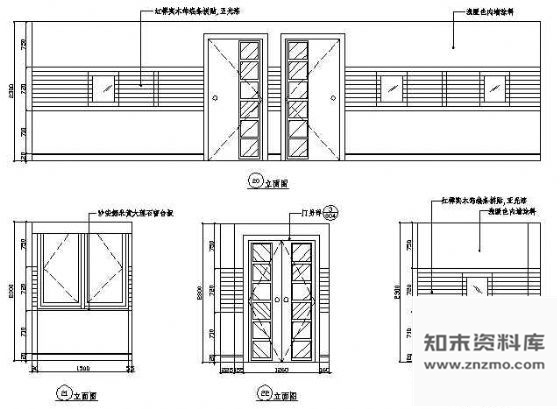 图块/节点棋牌室立面图11