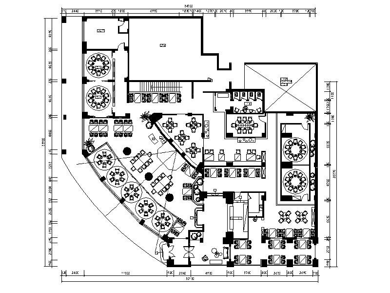 [浙江]慢生活音乐主题餐厅设计施工图（含效果图）