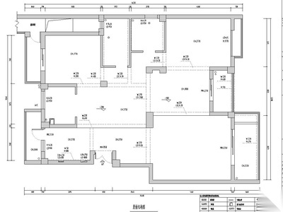 丽景天城样板房室内施工图设计 平层