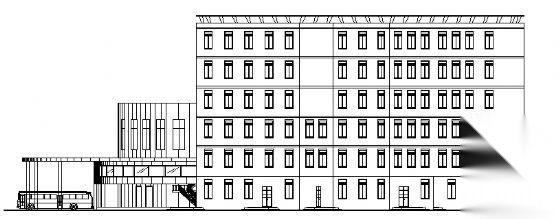 某六层长途客运站建筑方案图